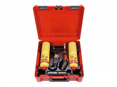 SUPER FIRE 4 HOT Kit saldatura con bombole gas